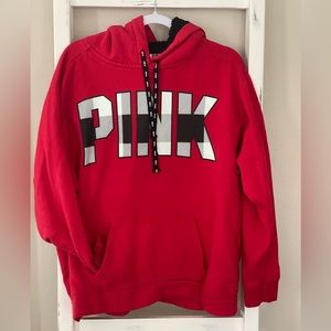 Red hoodie from PINK